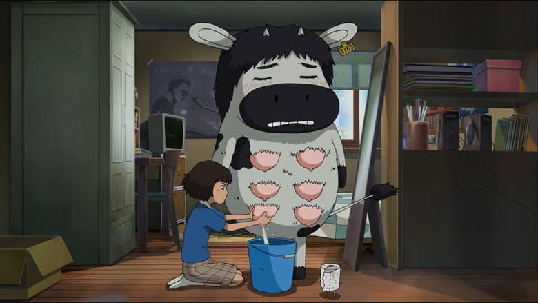 Kadr z The Satellite Girl and Milk Cow