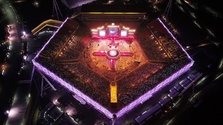 Kadr z Dream Concert 2017 in Pyeongchang