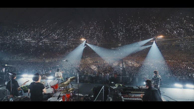Kadr z back number - in your humor tour 2023 at 東京ドーム