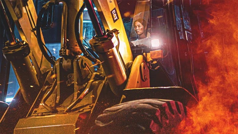 Kadr z The Girl on a Bulldozer