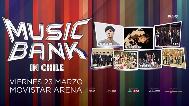 Kadr z Music Bank in Chile 2018