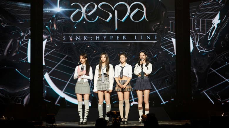 Kadr z aespa LIVE TOUR 2023 'SYNK: HYPER LINE'